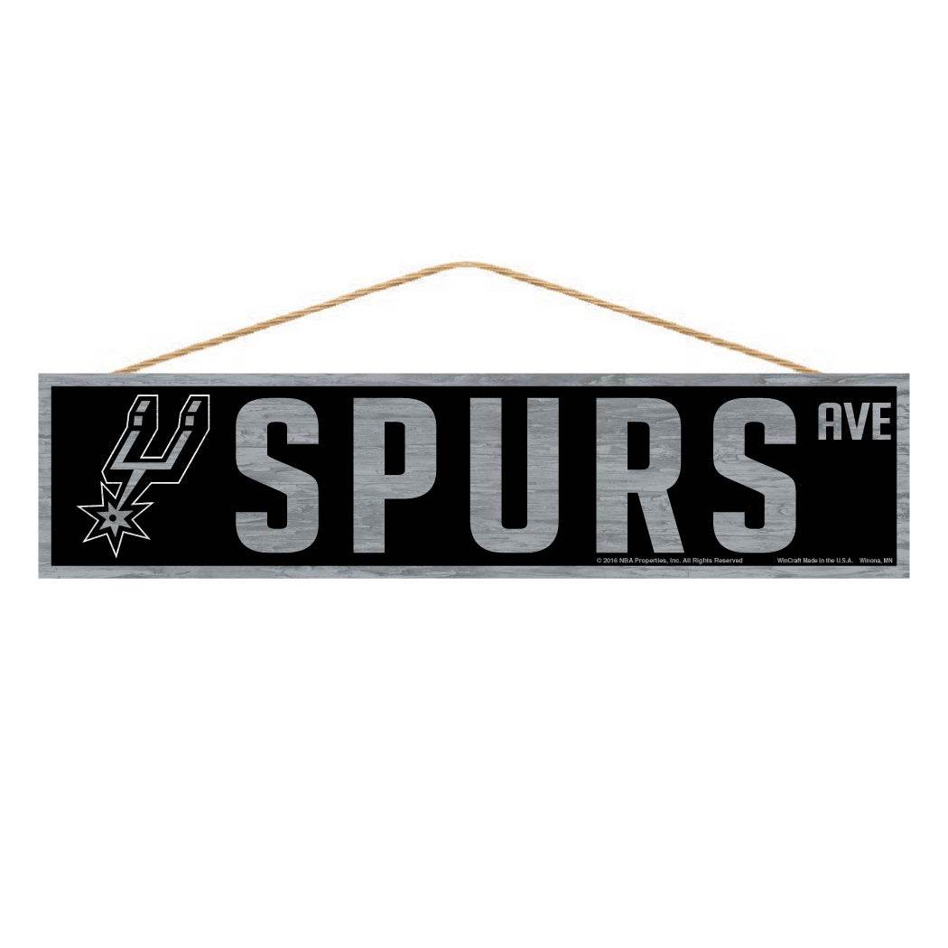 San Antonio Spurs 4x17 Wood Sign With Team Logo Wincraft - ToylandEU