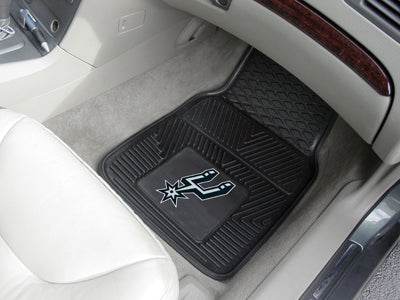 San Antonio Spurs Car Mats Heavy Duty Vinyl 2 Piece - ToylandEU
