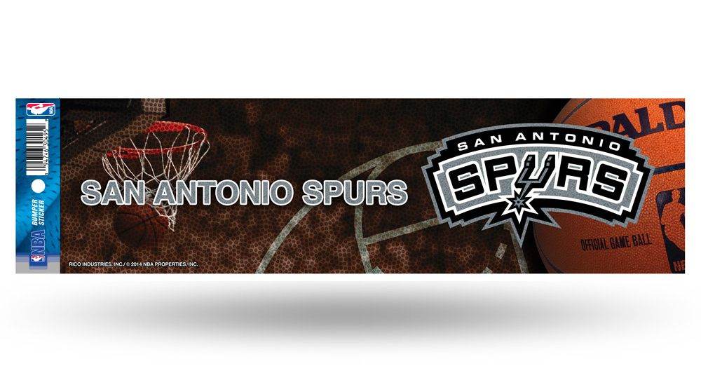 San Antonio Spurs Decal Bumper Sticker Glitter - ToylandEU