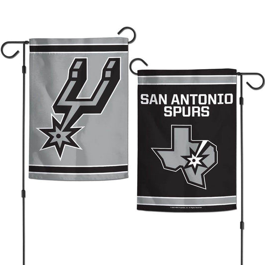 San Antonio Spurs Garden Flag 12x18 Two Sided Outdoor - ToylandEU
