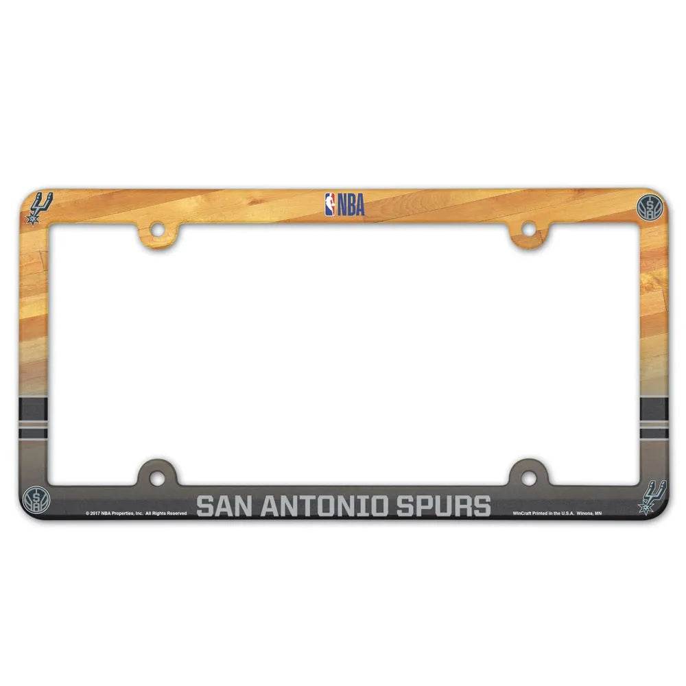 San Antonio Spurs License Plate Frame Plastic Full Color - ToylandEU