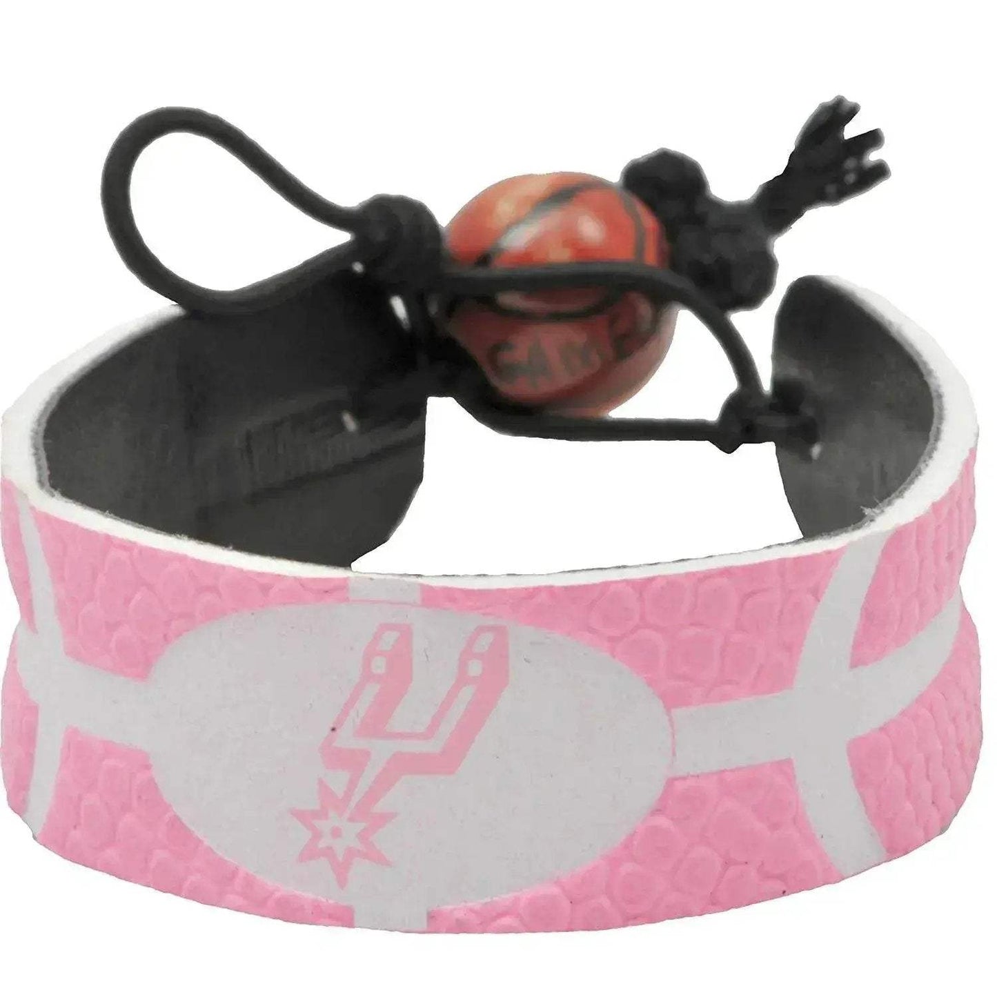  San Antonio Spurs Pink Genuine Leather Basketball Bracelet -  ToylandEU™