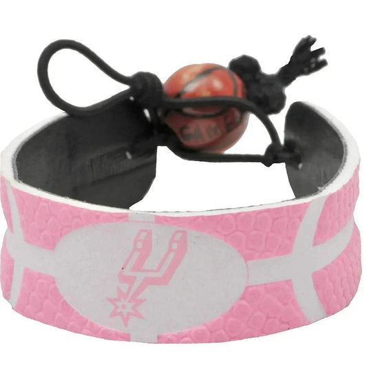  San Antonio Spurs Pink Genuine Leather Basketball Bracelet -  ToylandEU™