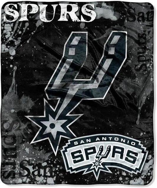  San Antonio Spurs Raschel Blanket 50x60 Drop Down Design -  ToylandEU™