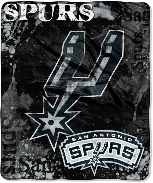 San Antonio Spurs Raschel Blanket 50x60 Drop Down Design - ToylandEU