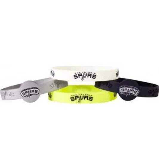  San Antonio Spurs Silicone Bracelets Four Pack Official -  ToylandEU™