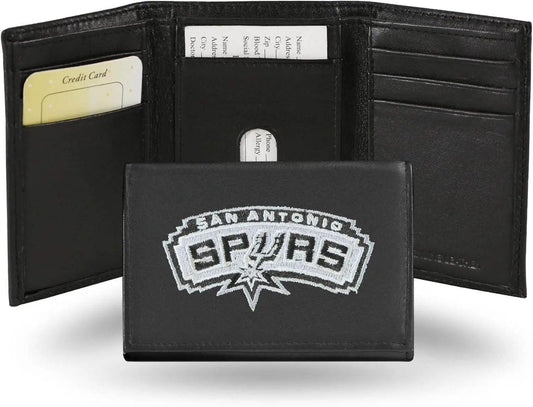 San Antonio Spurs Wallet Trifold Leather Embroidered -  ToylandEU™