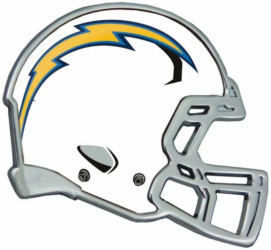  San Diego Chargers Auto Emblem Helmet Shaped Metal Chrome -  ToylandEU™
