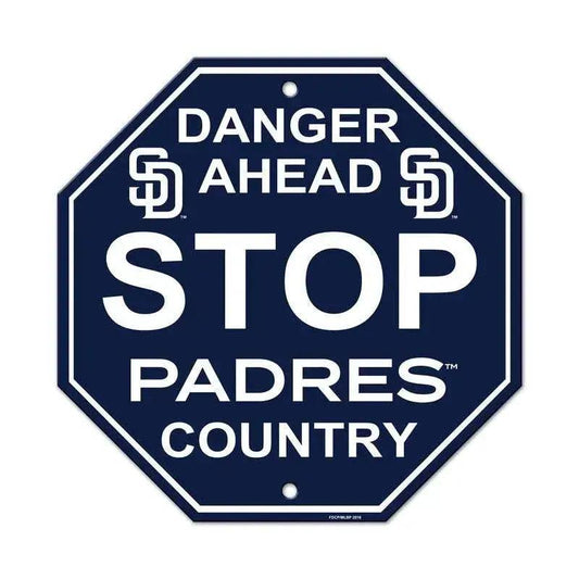  San Diego Padres 12x12 Plastic Stop Style Sign for Man Cave -  ToylandEU™