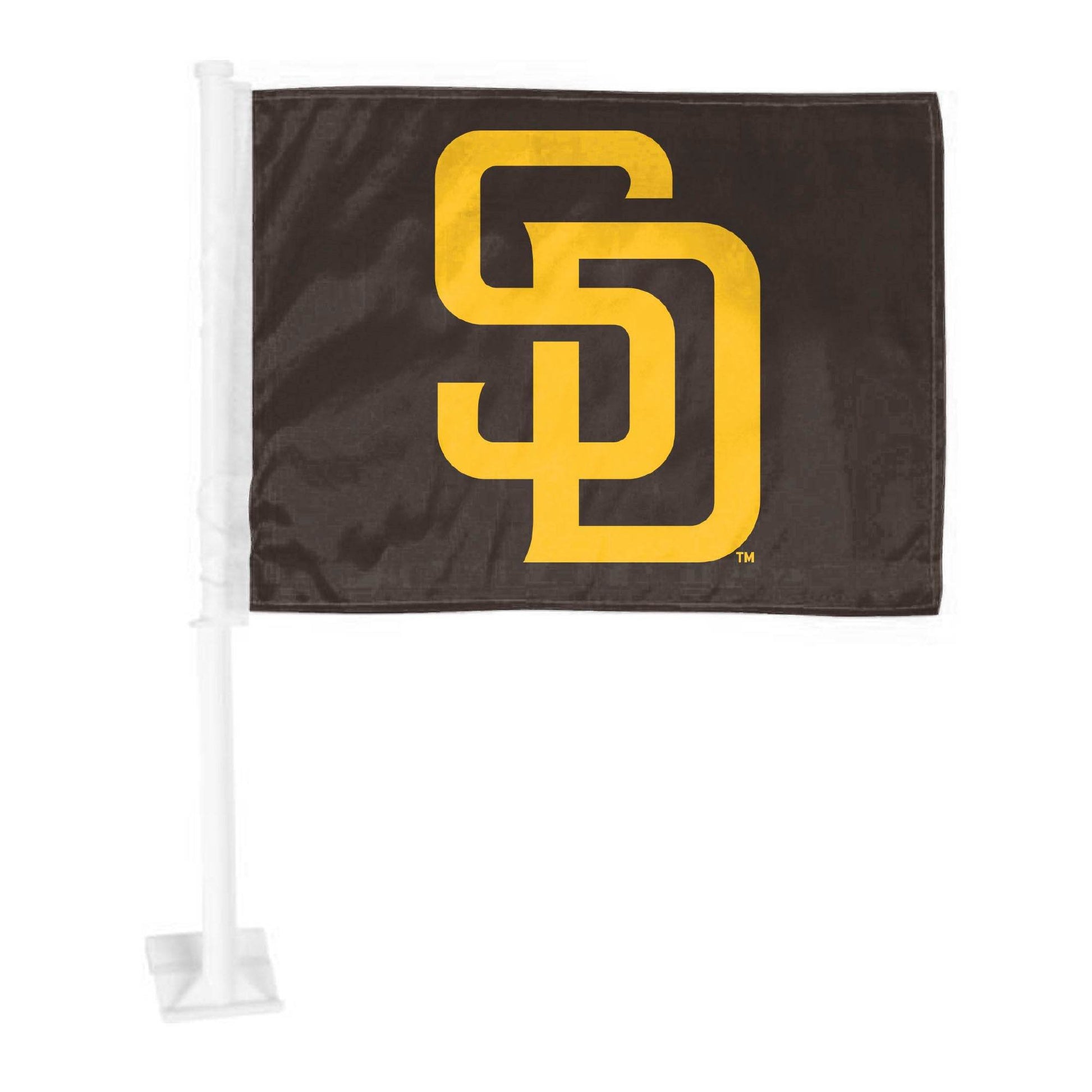 San Diego Padres Car Flag Primary Logo Nylon Durable - ToylandEU