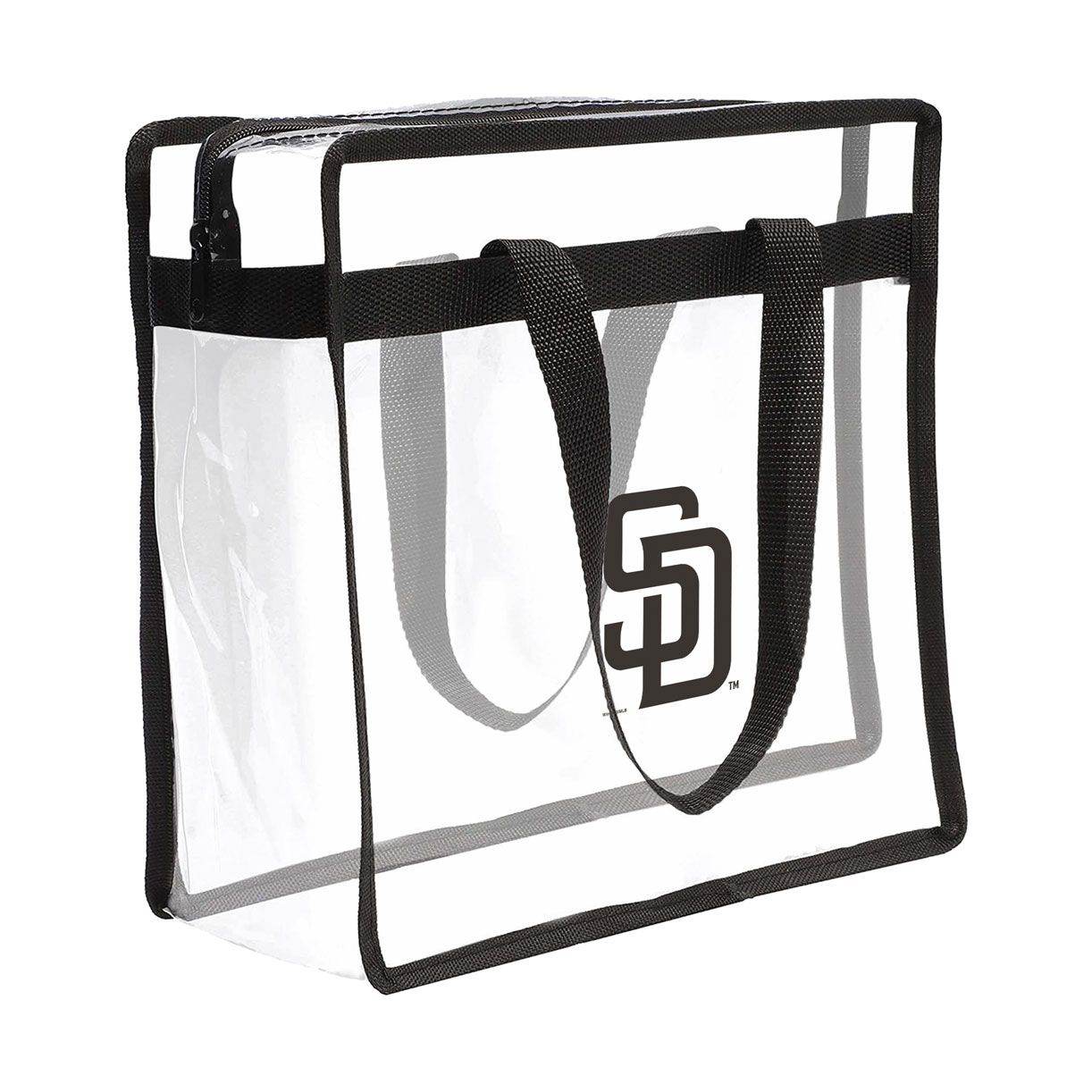 San Diego Padres Clear Stadium Tote Bag With Logo Emblem - ToylandEU