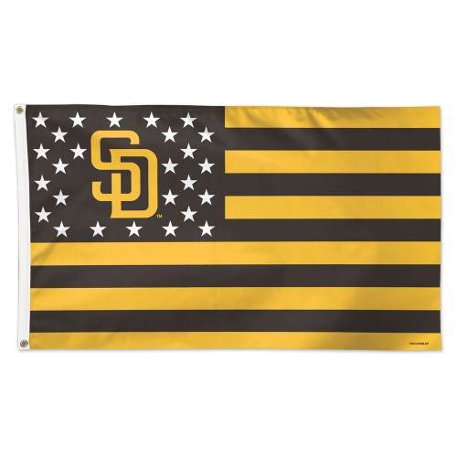 San Diego Padres Deluxe 3x5 Flag Stars And Stripes Design - ToylandEU