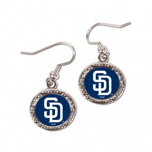 San Diego Padres Earrings Round Design Special Order - ToylandEU