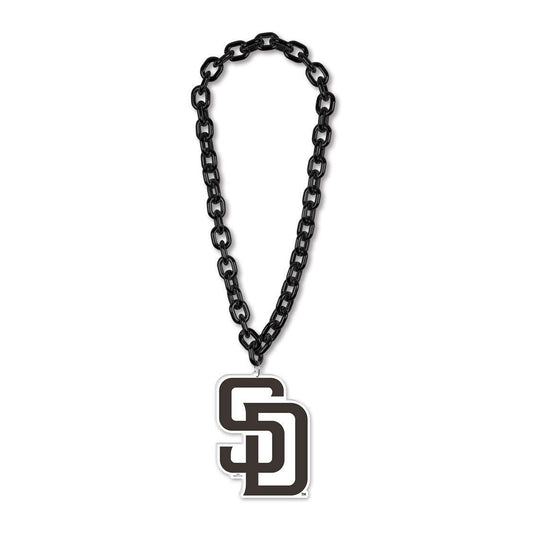 San Diego Padres Foam Logo Necklace On 38 Inch Fan Chain - ToylandEU