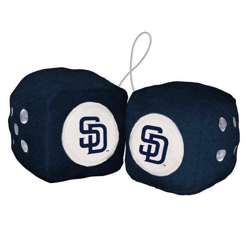 San Diego Padres Fuzzy Dice Co MLB Home Decor Accessory - ToylandEU