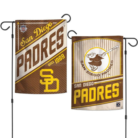 San Diego Padres Garden Flag 12x18 2 Sided Cooperstown - ToylandEU