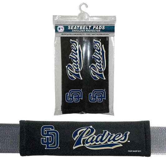  San Diego Padres Seat Belt Pads Set of 2 Velour Cushions CO -  ToylandEU™