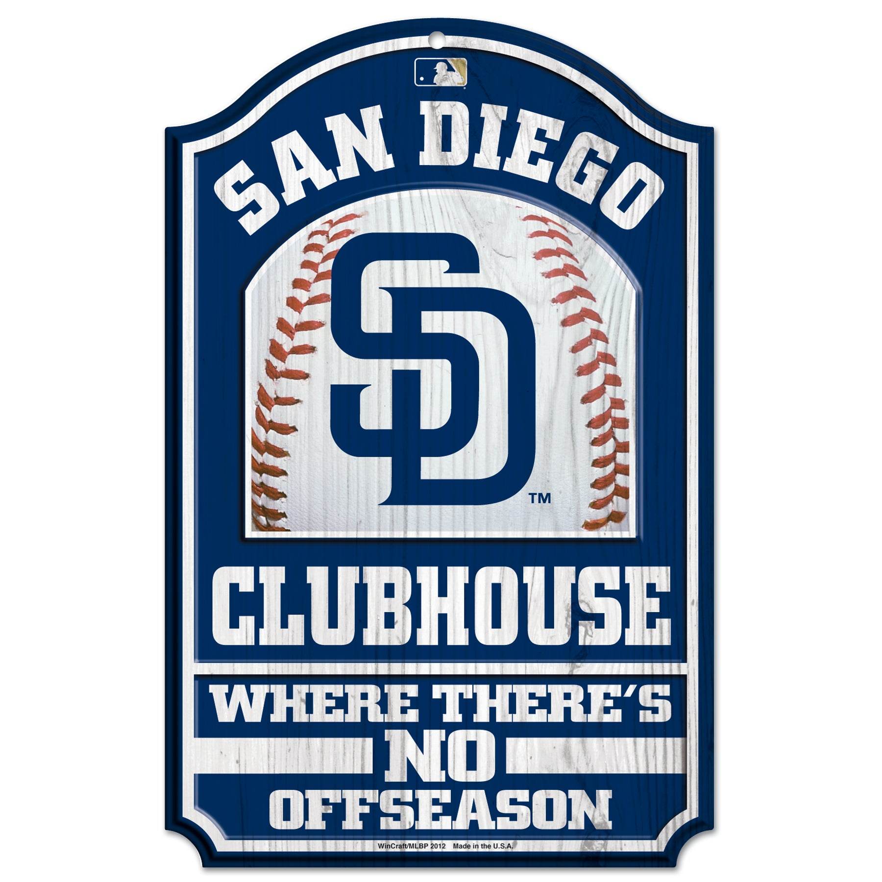 San Diego Padres Sign 11x17 Wood Clubhouse Wall Plaque - ToylandEU