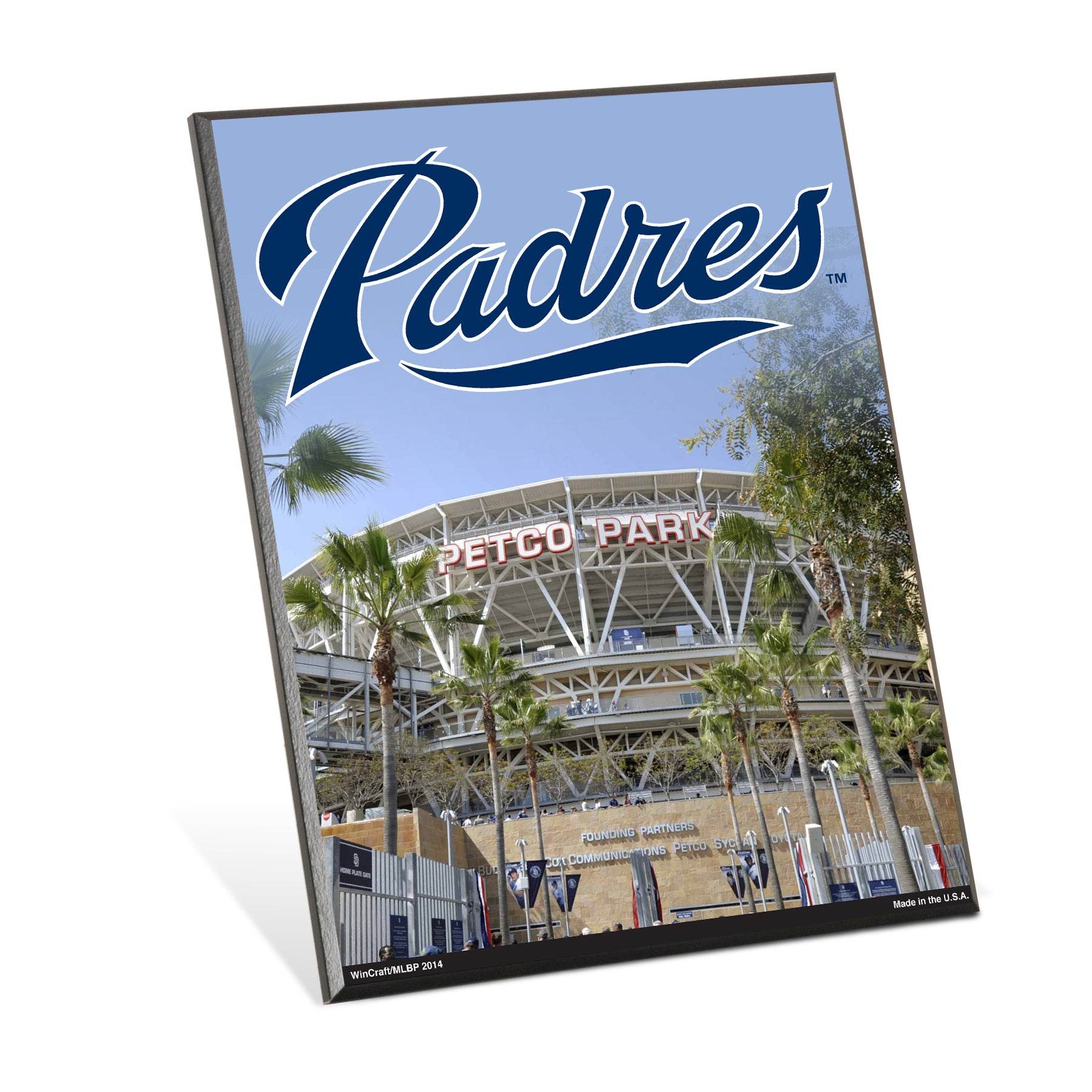 San Diego Padres Sign 8x10 Wood Plaque For Wall Decor - ToylandEU