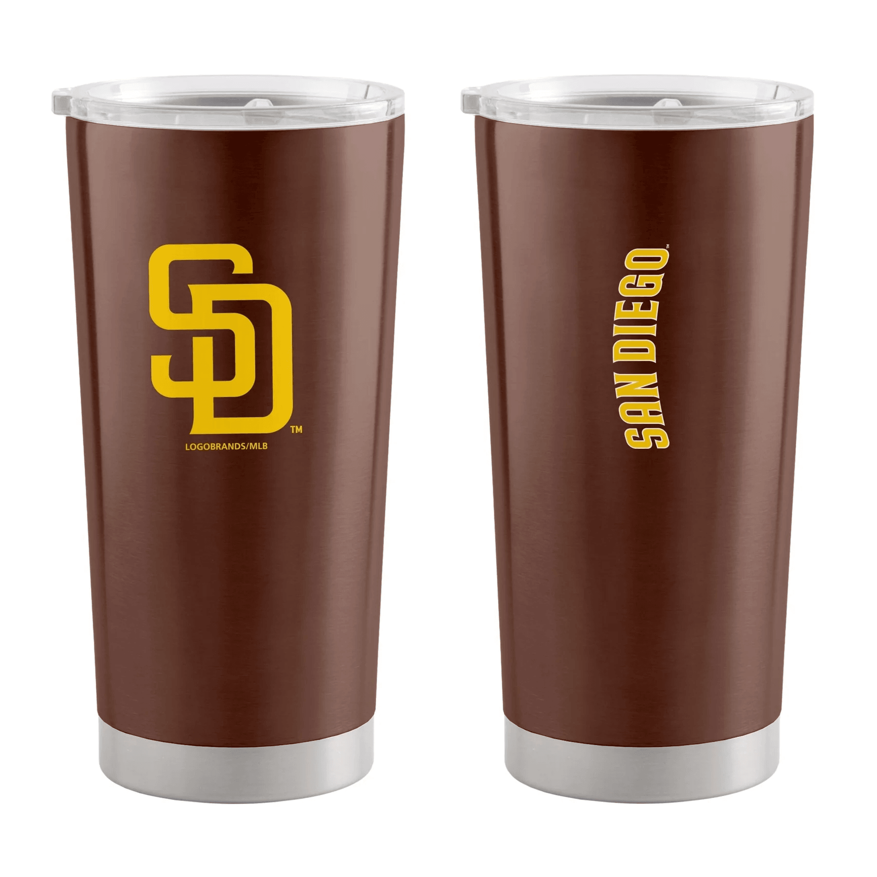 San Diego Padres Travel Tumbler 20oz Stainless Steel - ToylandEU