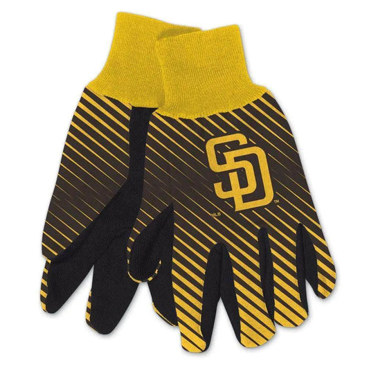  San Diego Padres Two Tone Gloves Cotton Twill Adult Size -  ToylandEU™