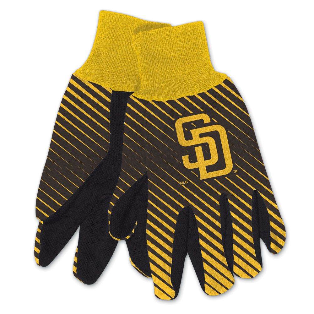 San Diego Padres Two Tone Gloves Cotton Twill Adult Size - ToylandEU