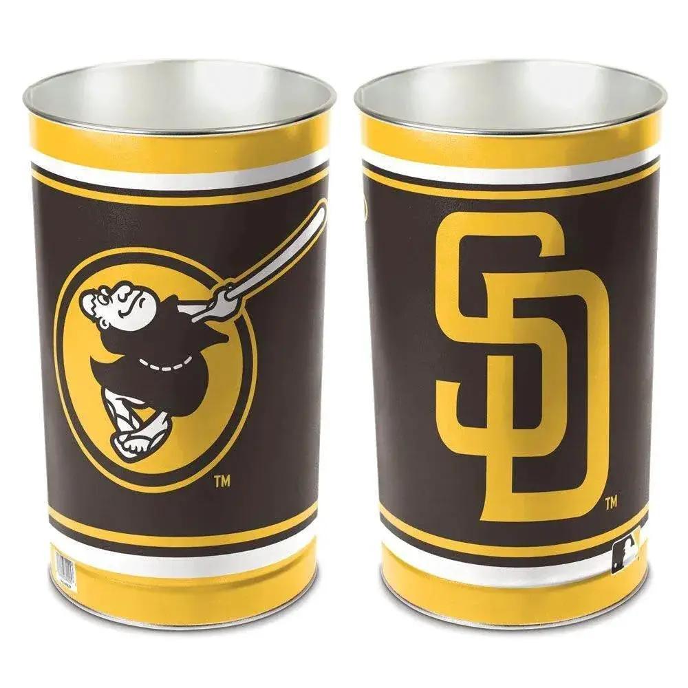  San Diego Padres Wastebasket 15 Inch Metal Trash Can -  ToylandEU™