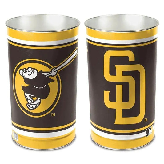  San Diego Padres Wastebasket 15 Inch Metal Trash Can -  ToylandEU™