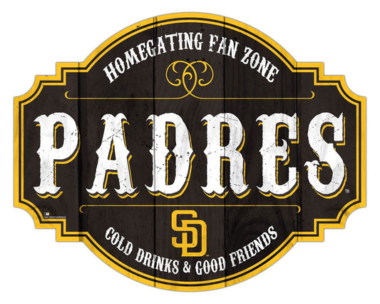 San Diego Padres Wood Sign 12 Inch Homegating Tavern Decor - ToylandEU