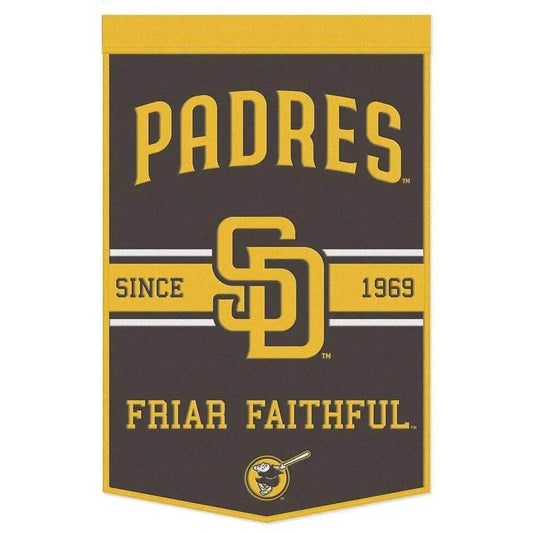  San Diego Padres Wool Banner 24x38 Dynasty Slogan Design -  ToylandEU™