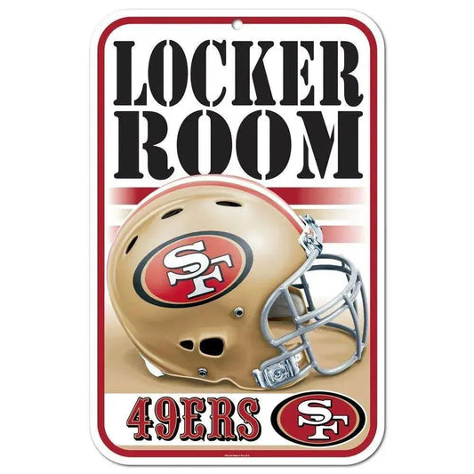  San Francisco 49ers 11x17 Plastic Locker Room Sign Wincraft -  ToylandEU™