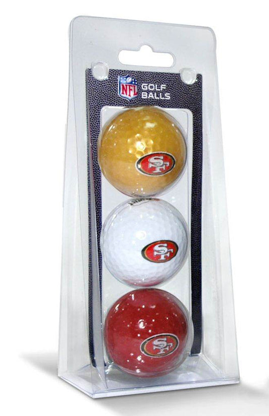San Francisco 49ers 3 Pack Golf Balls Special Order - ToylandEU