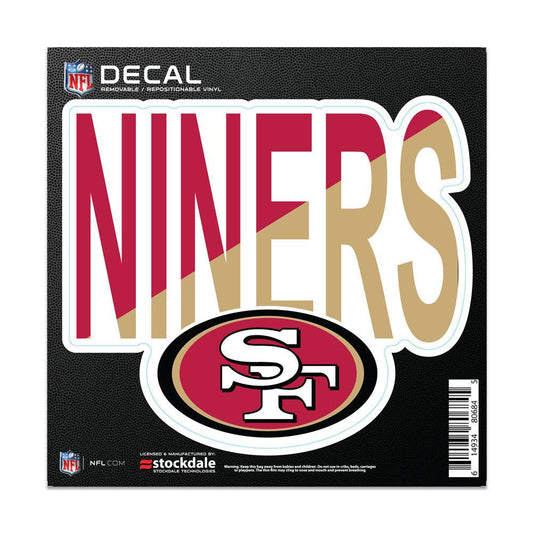 San Francisco 49ers All Surface Decal 6x6 Vinyl Sticker - ToylandEU