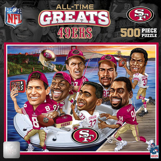 San Francisco 49ers All Time Greats Puzzle 500 Piece - ToylandEU