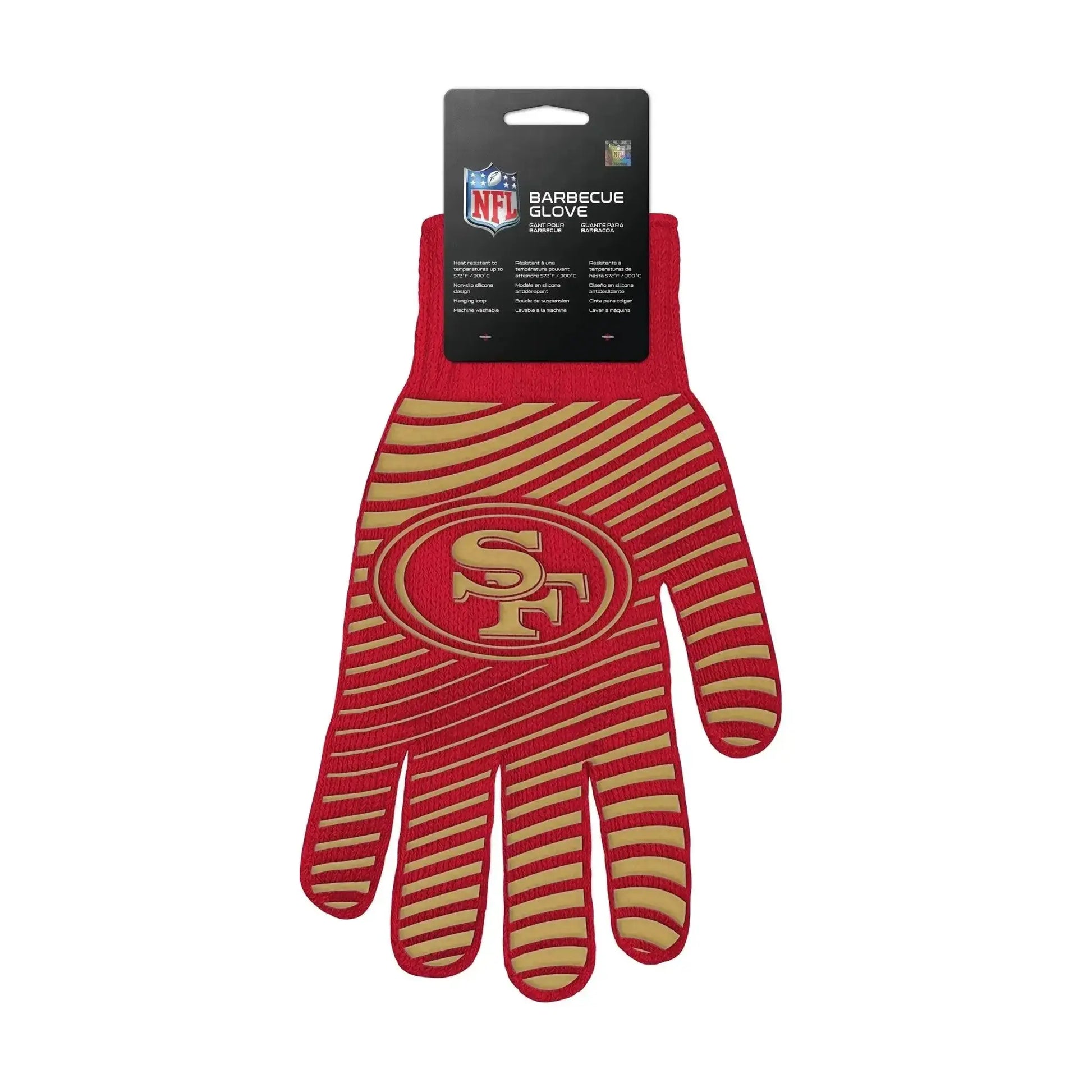  San Francisco 49ers BBQ Style Glove Heat Resistant One Size -  ToylandEU™