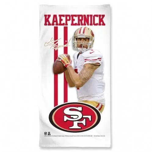  San Francisco 49ers Beach Towel 30x60 Kaepernick Design -  ToylandEU™
