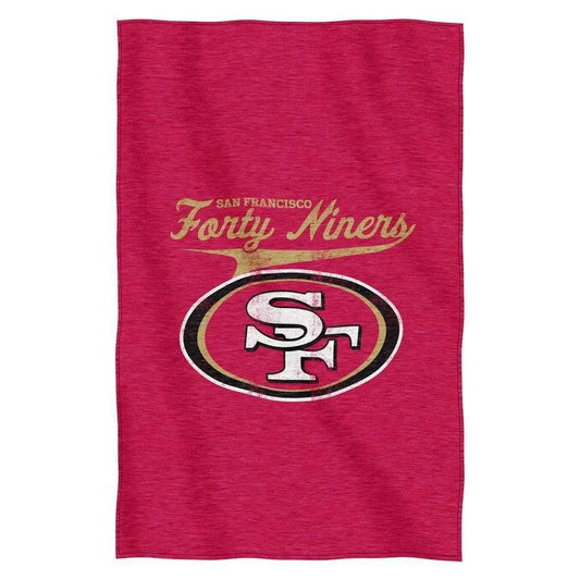  San Francisco 49ers Blanket 54x84 Sweatshirt Script Design -  ToylandEU™