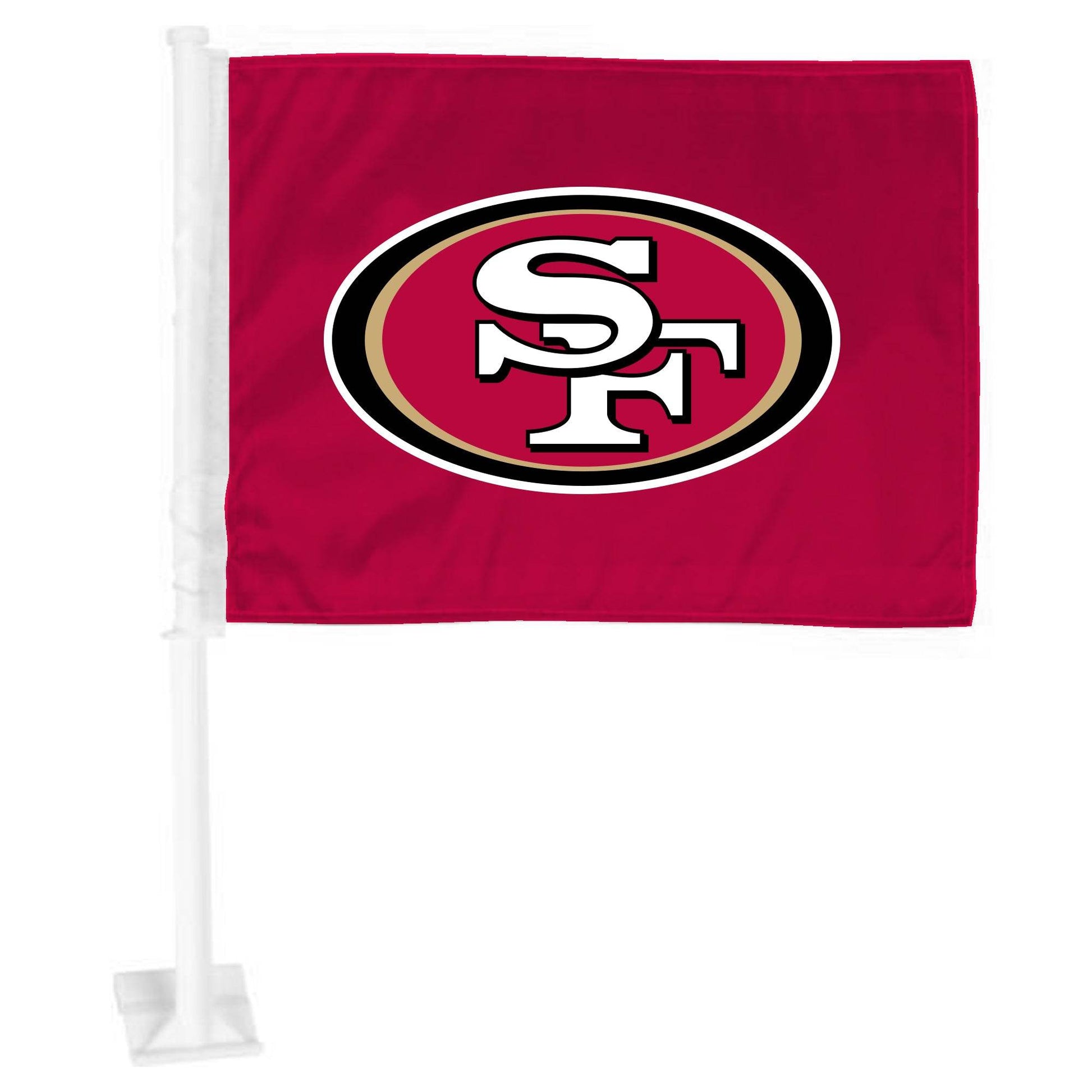 San Francisco 49ers Car Flag With Primary Logo Nylon - ToylandEU