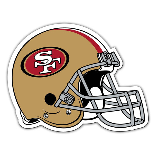 San Francisco 49ers Car Magnet 12 Inch Helmet Design - ToylandEU