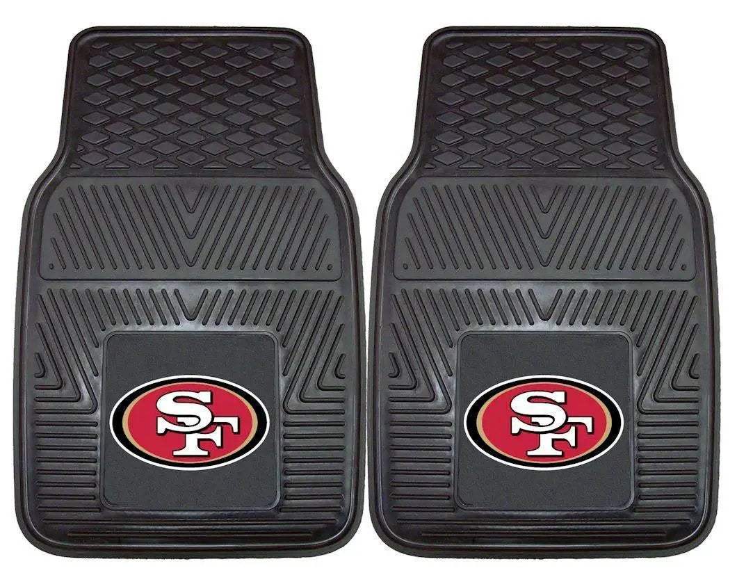San Francisco 49ers Car Mats Heavy Duty 2 Piece Vinyl - ToylandEU
