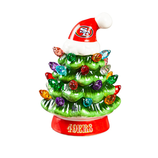 San Francisco 49ers Christmas Tree LED Tabletop 4 Inch - ToylandEU