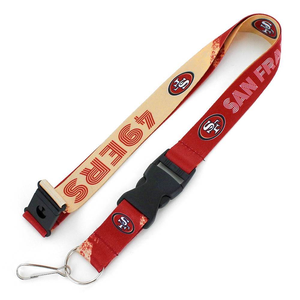 San Francisco 49ers Crossfade Lanyard With Breakaway Clip - ToylandEU