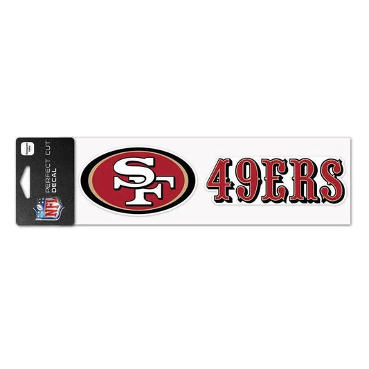  San Francisco 49ers Decal 3x10 Perfect Cut Wordmark Color -  ToylandEU™
