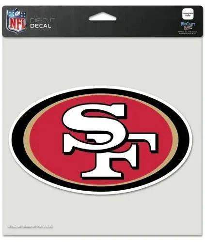  San Francisco 49ers Decal 8x8 Die Cut Color -  ToylandEU™