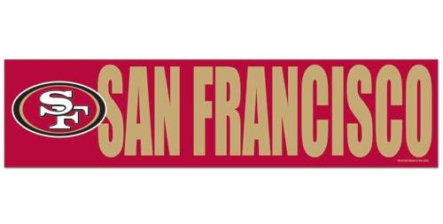 San Francisco 49ers Decal Bumper Sticker - ToylandEU