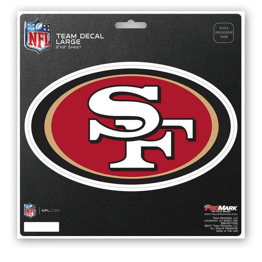  San Francisco 49ers Die Cut Vinyl Decal 8x8 Team Logo -  ToylandEU™