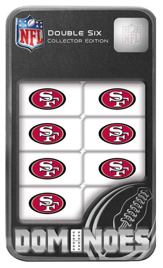 San Francisco 49ers Dominoes Set With Collectible Tin - ToylandEU