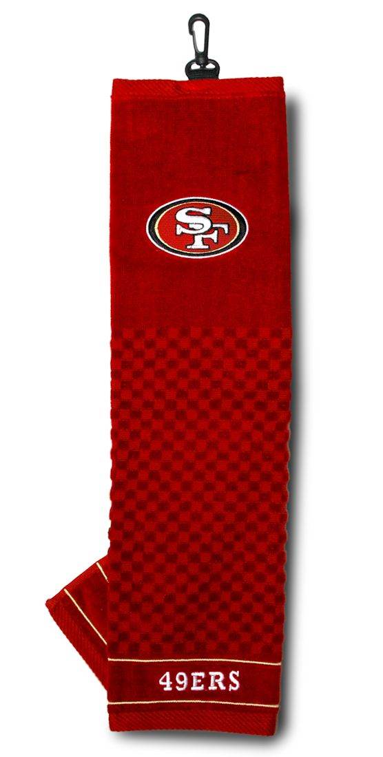 San Francisco 49ers Embroidered Golf Towel 16x22 Team Golf - ToylandEU