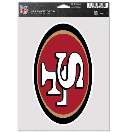  San Francisco 49ers Fan Pack Multi Use Decals Collection -  ToylandEU™