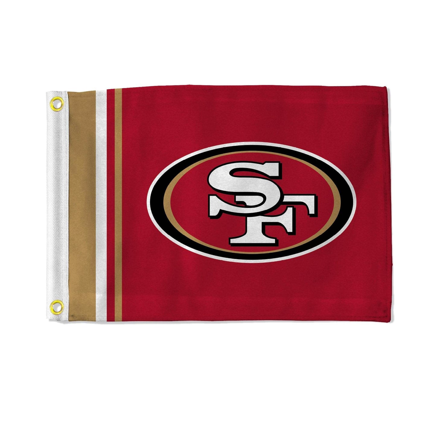San Francisco 49ers Flag 12x17 Striped Utility Flag - ToylandEU